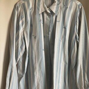 Alfred Dunner long sleeve button down shirt size 20